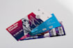 create professional event ticket, or concert ticket design