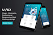 design clean figma ui ux mockup for website