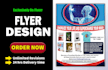 design business flyer, real estate flyer and event flyer