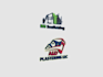 do scaffolding demolition,plastering,construction logo