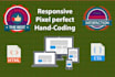 convert your psd, ai, xd, image into html