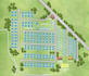 create rendering of rv park, tiny house community, campground, storage facility