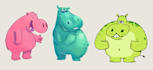 create stylish hand drawn characters