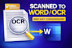 convert PDF to word or excel with ocr for scanned files
