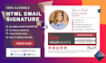 make clickable HTML email signature for gmail outlook apple