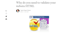 improve your seo make your website HTML w3c valid