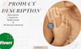 write catchy product description for you