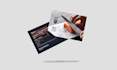 create a custom door hanger or postcard