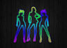replicate your logo or text in neon style