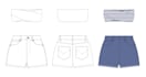 create fashion flats cad technical drawing from your fashion sketches