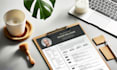 make a professional resume and cover letter