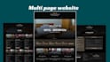 create and customize your landing page website