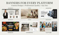 design professional ecommerce store banners and cover photos