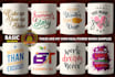 do african american character and tsirt mugs bags design