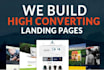 design a responsive website or landing page