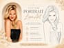 draw line art portrait from your photo into vector art