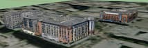 create a 3d building architecture and google earth modelling