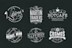 design vintage retro logo with free vector files