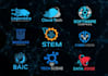 do minimalist crypto tech software or  technology logo design