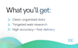 provide accurate data entry and web research