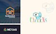 create a modern startup logo design for your website