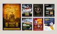 design a professional flyer, postcard, pamphlets, door hanger or rollup