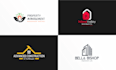 design a unique real estate logo and business branding kit