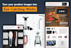 design kickstarter infographics for amazon ebay
