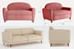 create 3d models furniture sofas, chairs, tables and poufs