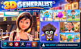 animate stylized 3d characters for videos or games