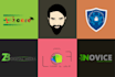 do youtube thumbnail and modern logo design
