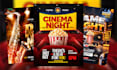 do comedy night, open mic, party, karaoke, event flyer