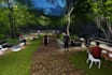 create beautiful landscape design for garden, exterior, terrace