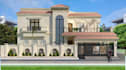 3d visualization of the facade, exterior, or front elevation