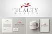 create flat minimalist logo design for your business