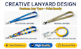 design custom wristband and lanyard for all