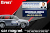 create a best and impressive car or truck magnet sign