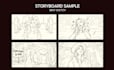 draw storyboard for film, animation, and commercials