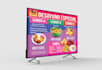 design modern restaurant menu, digital menu, tv screen menu
