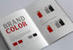 design a brand style guide and logo
