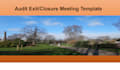 send you internal audit meeting templates