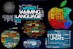 create word cloud,design poster and typography wall art