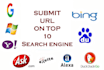 manually submit your url top search engine