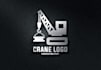 create construction, real estate, excavation, bulldozer, transport logo