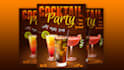 design party, club, birthday, church events flyer design