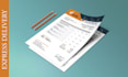 design invoice, quotation, receipt, letterhead in 4hrs