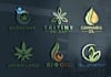 do medical cannabis weed marijuana hemp cbd oil logo