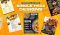 design restaurant menu, food menu, digital menu board, flyer