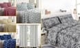 drape your design on curtains, bedsheet, roller blinds etc, mockup