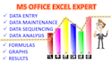 solve excel problems and chart and graphs